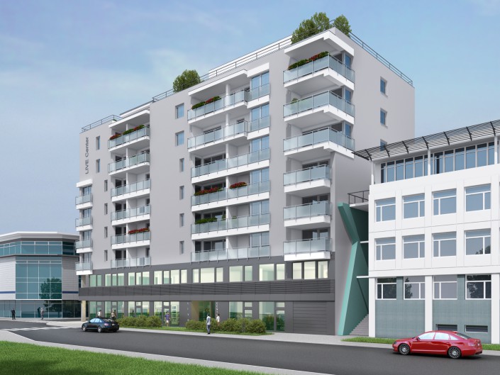 Polyfunkčný objekt Live Center Liptovský Mikuláš